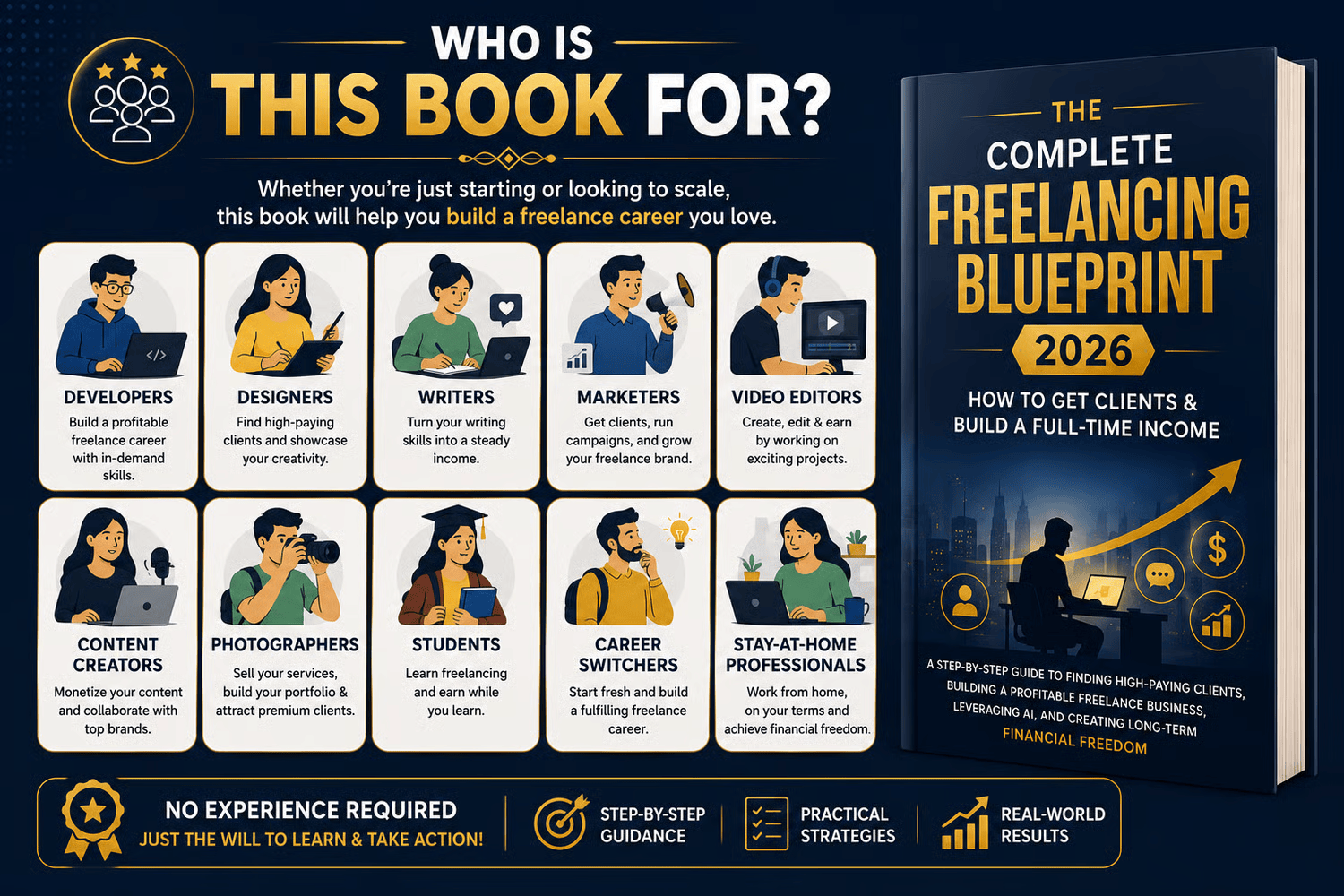 The Complete Freelancing Blueprint 2026 – 250+ Page Guide, Client Templates & AI Tools Bundle